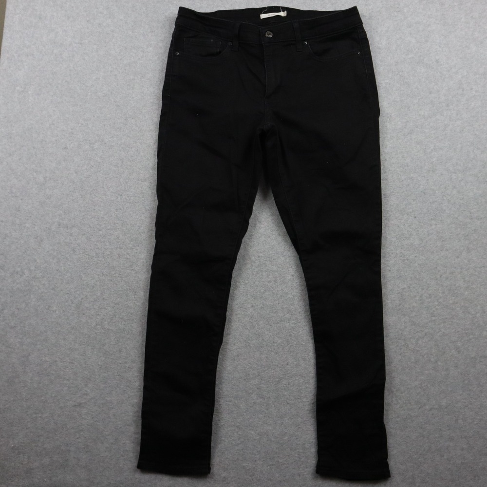 Levi's 711 Jeans Womens 31 Skinny Lightweight 5-Pocket Stretch Flex Denim Black